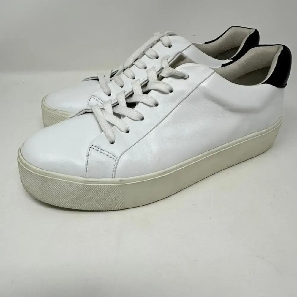 Vince‎ Fulton Leather Oxford Sneakers Men's 9.5 Leather Upper Round Toe Lace-Up